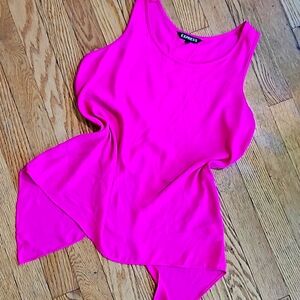 Open back pink express top
